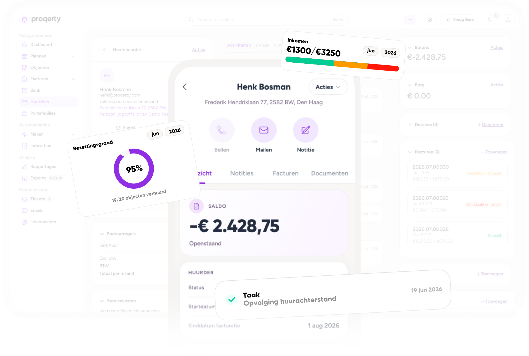homepage header with overlaying elements mobile