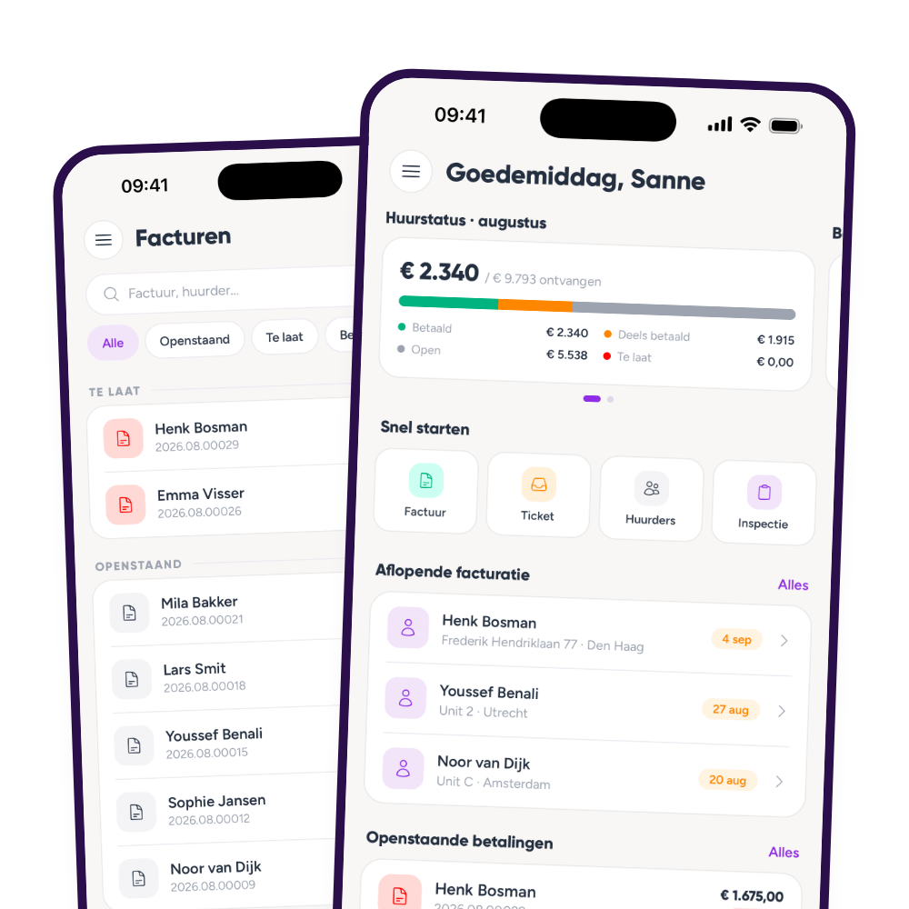 Proqerty vastgoed software IOS en Android App