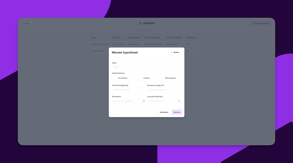 release 10 hypotheken