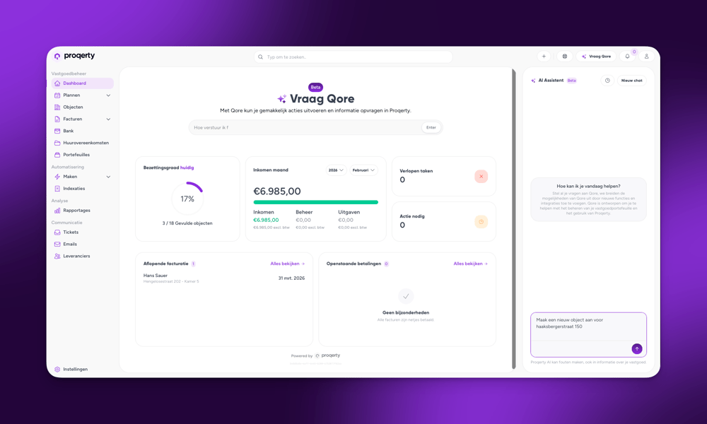 Qore AI - slimme vastgoed software ai